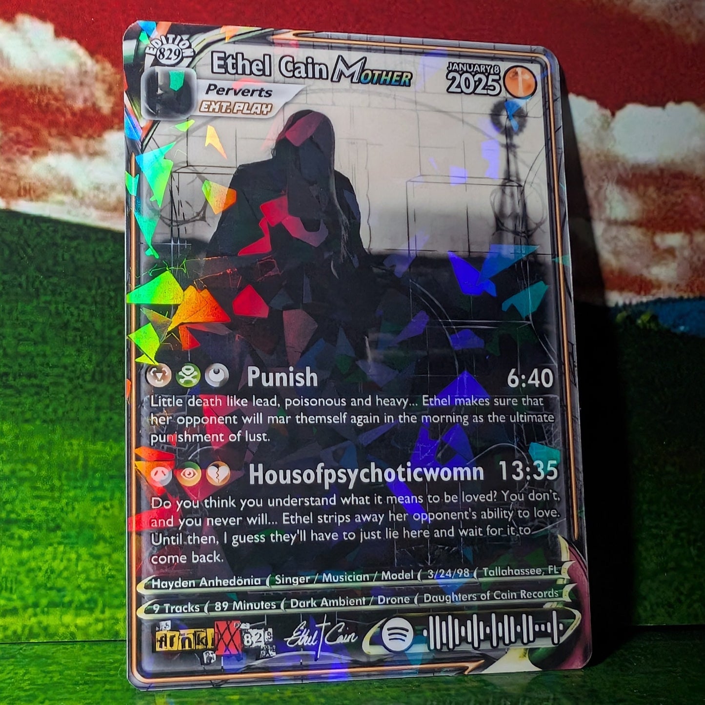 Ethel Cain Holographic Trading Card Set