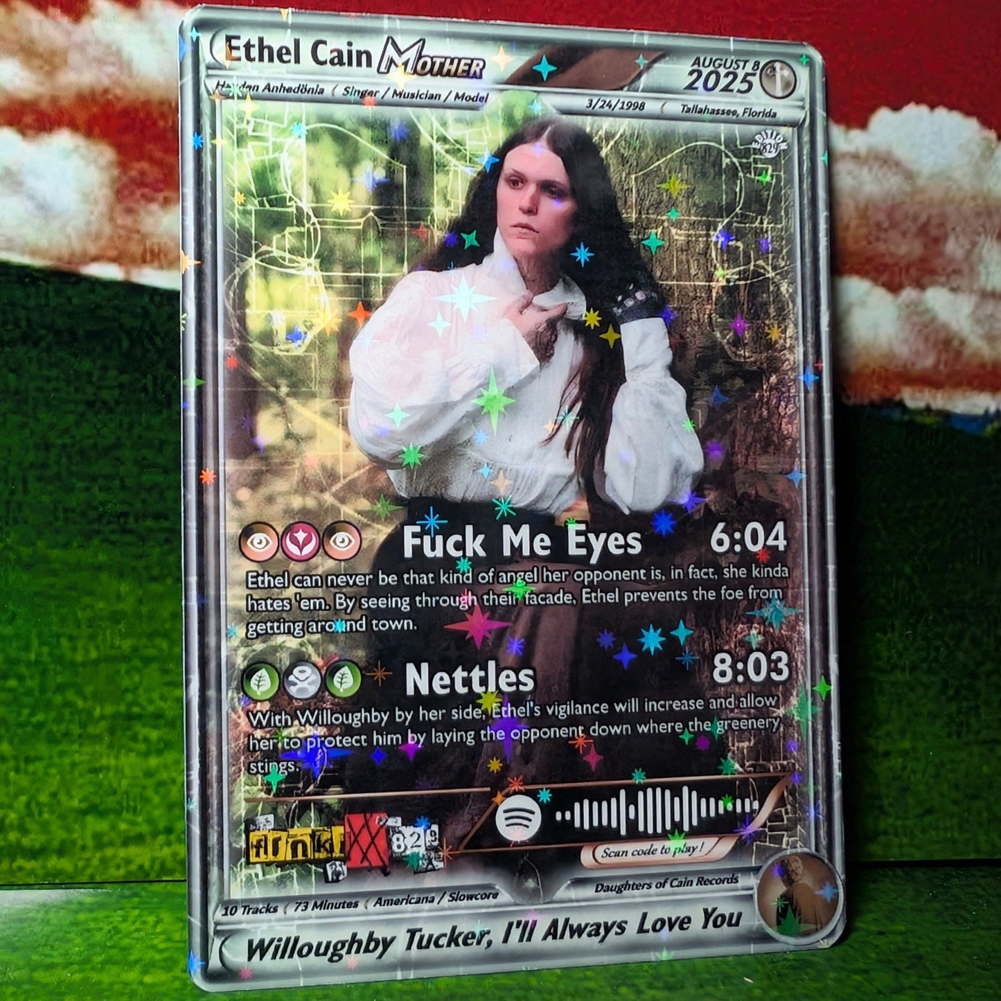 Ethel Cain Holographic Trading Card Set