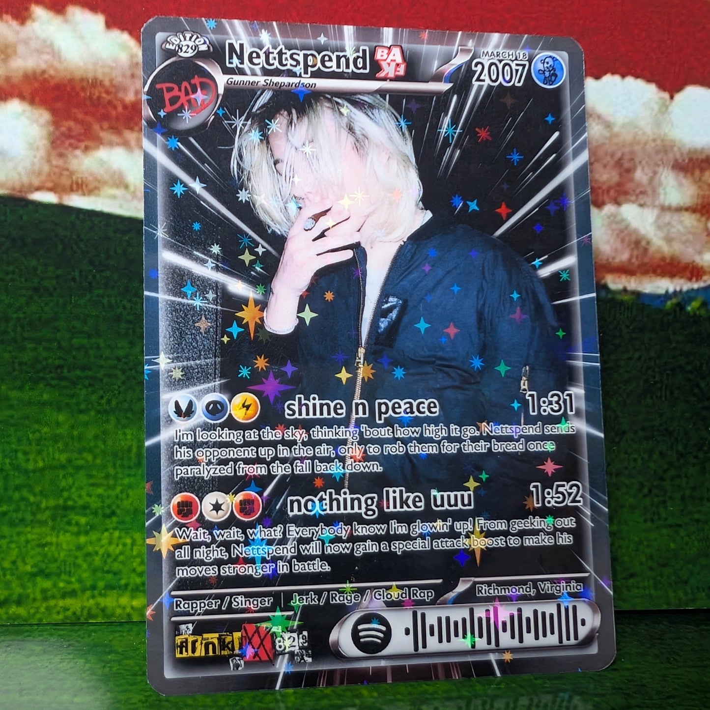 Nettspend Holographic Trading Card