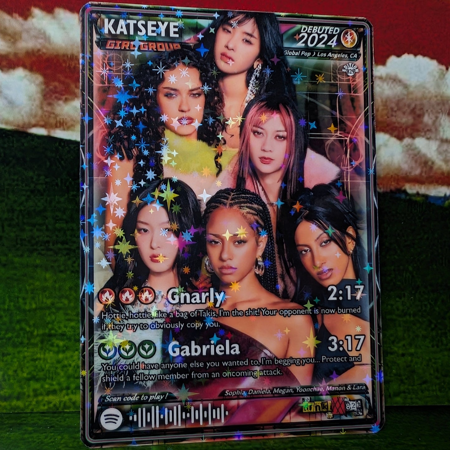 KATSEYE Holographic Trading Card