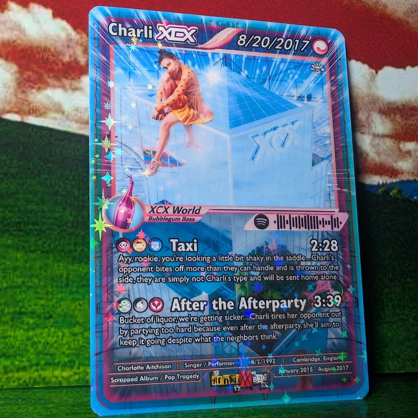 Charli XCX Holographic Trading Card Set
