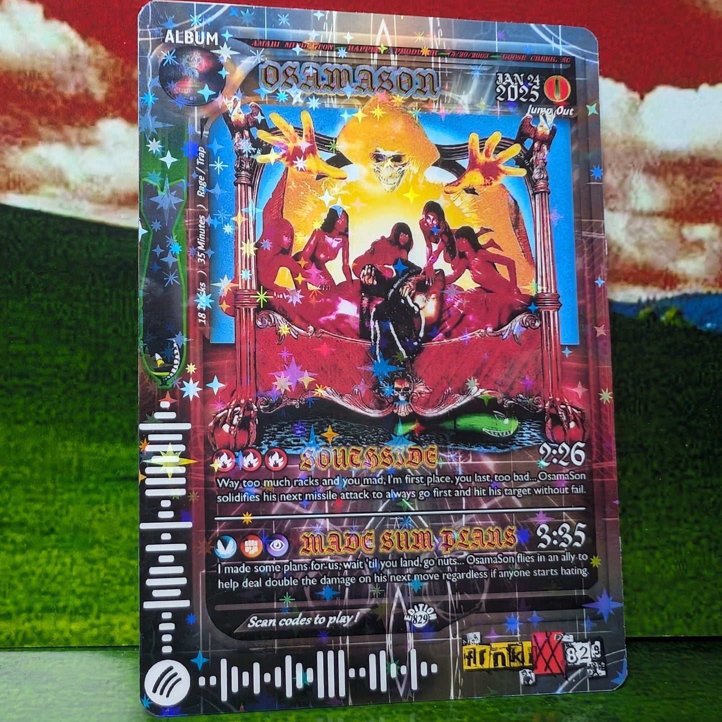 OsamaSon Holographic Trading Card Set