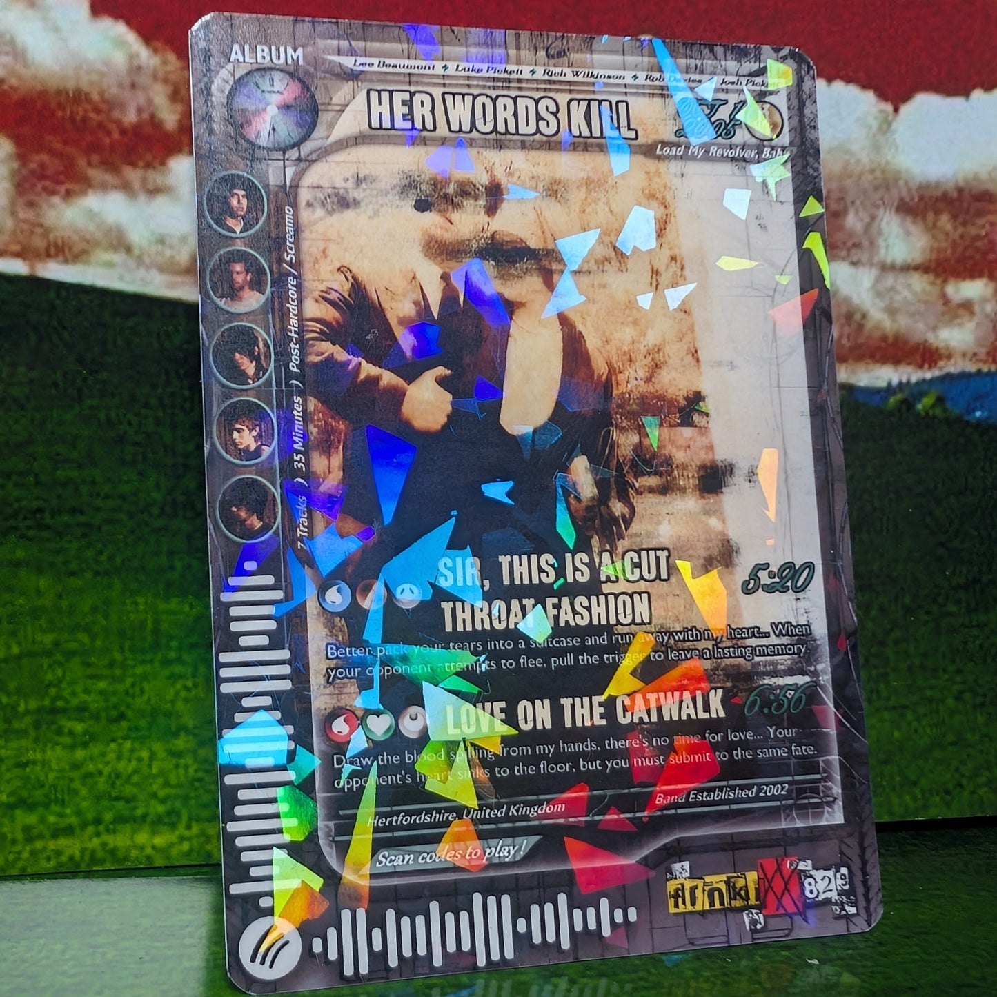 Her Words Kill Holographic Trading Card