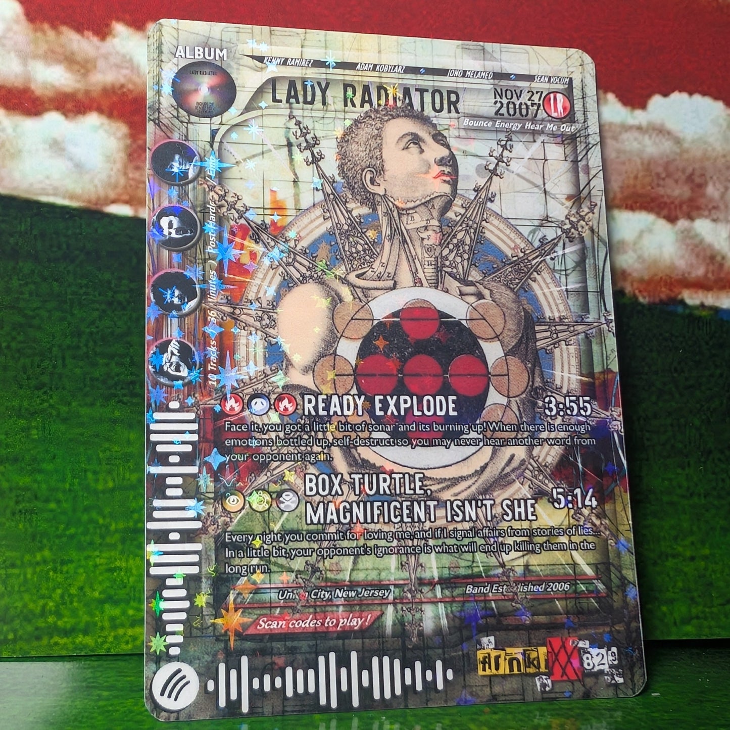 Lady Radiator Holographic Trading Card