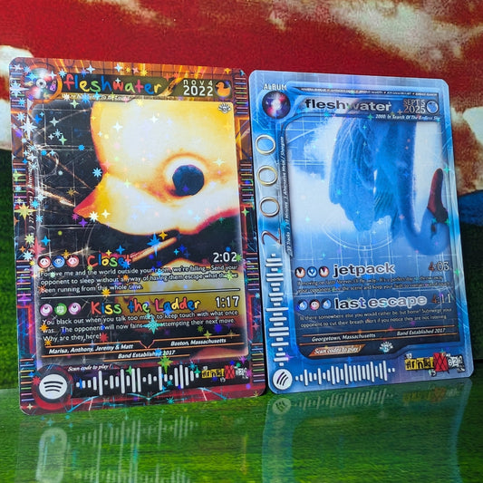 Fleshwater Holographic Trading Card Set