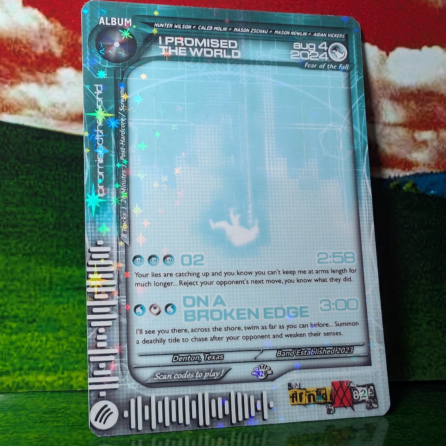 I Promised The World Holographic Trading Card
