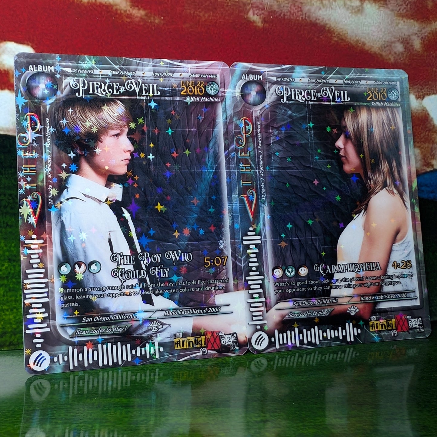 Pierce The Veil Holographic Trading Card Set