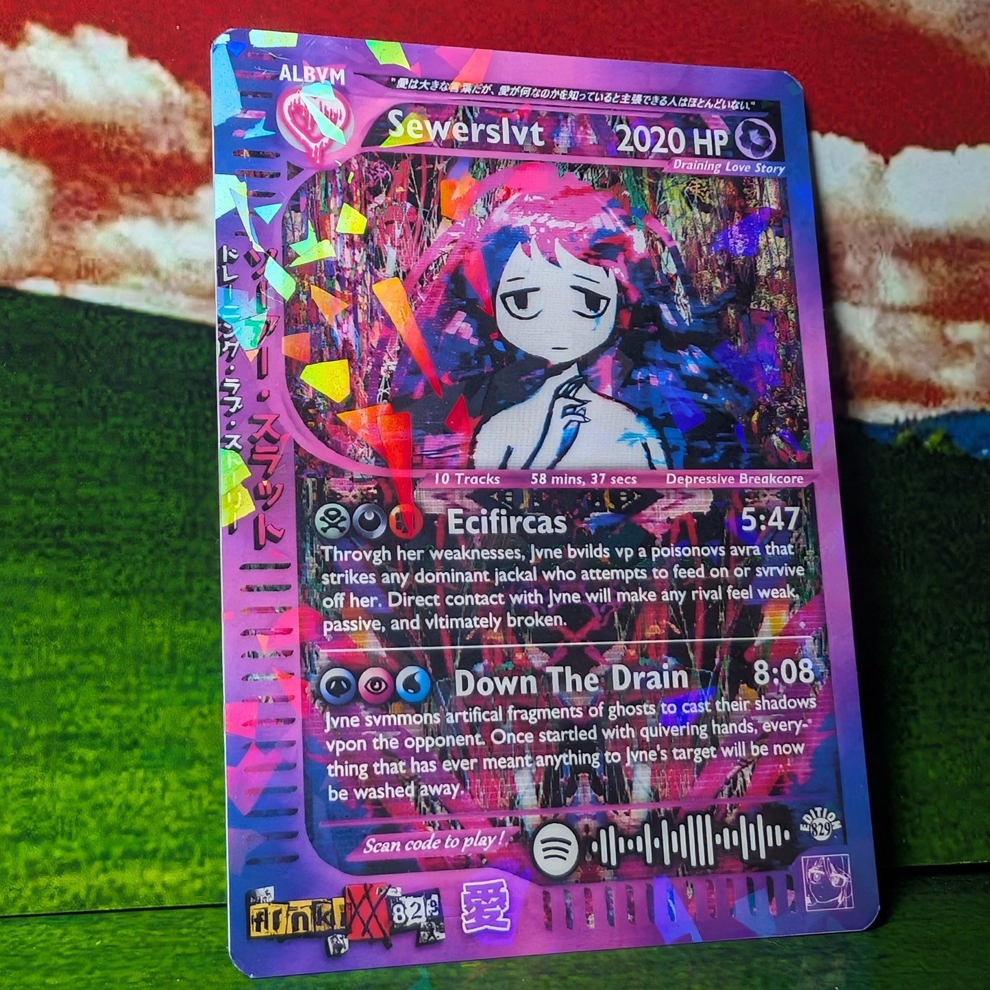 Sewerslvt/Cynthoni Holographic Trading Card Set