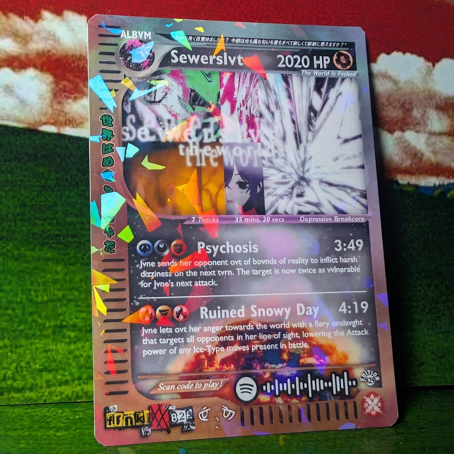 Sewerslvt/Cynthoni Holographic Trading Card Set