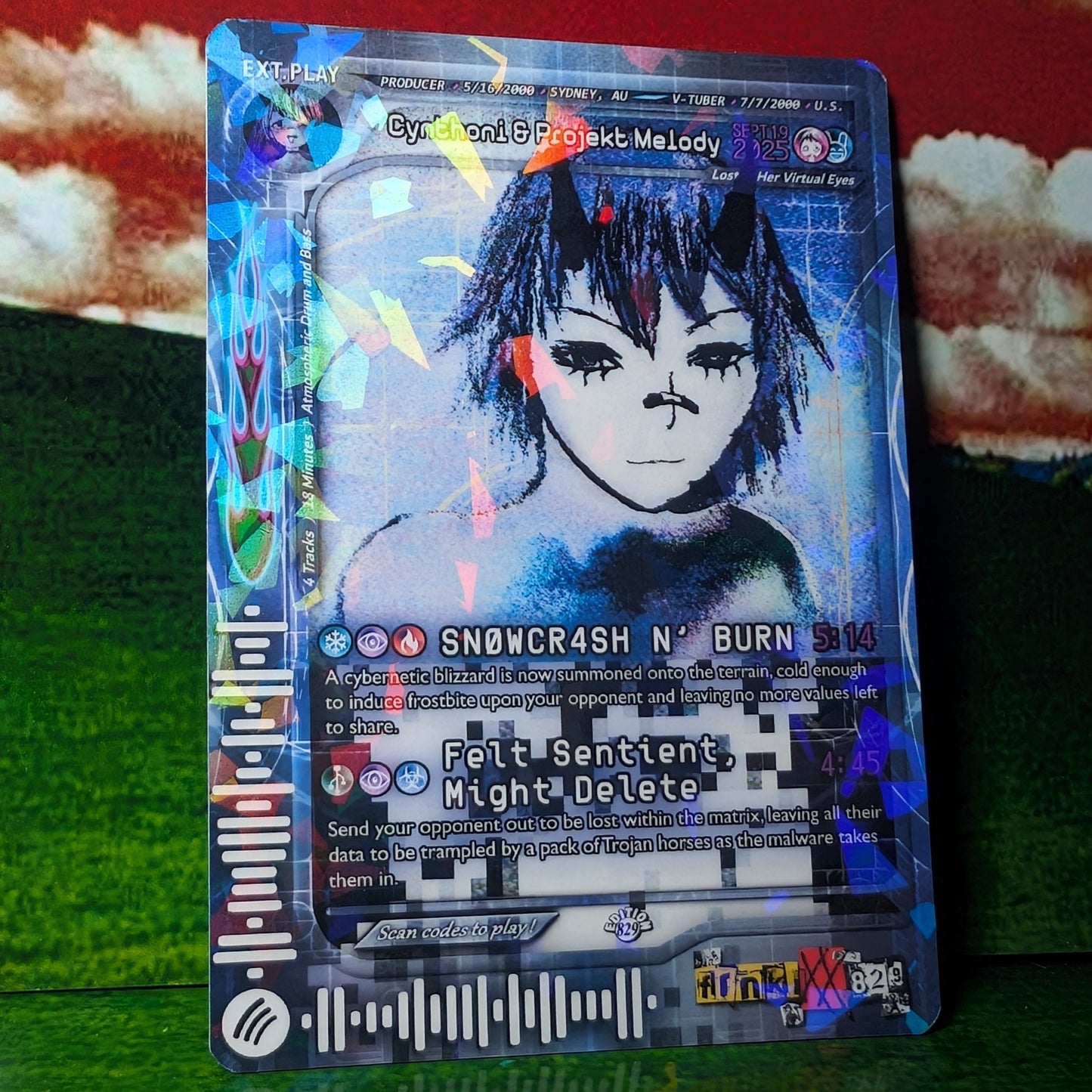 Sewerslvt/Cynthoni Holographic Trading Card Set