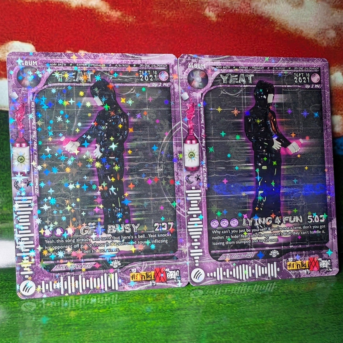 Yeat Holographic Trading Card Set