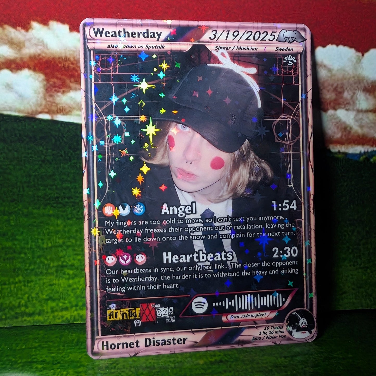 Weatherday Holographic Trading Card Set