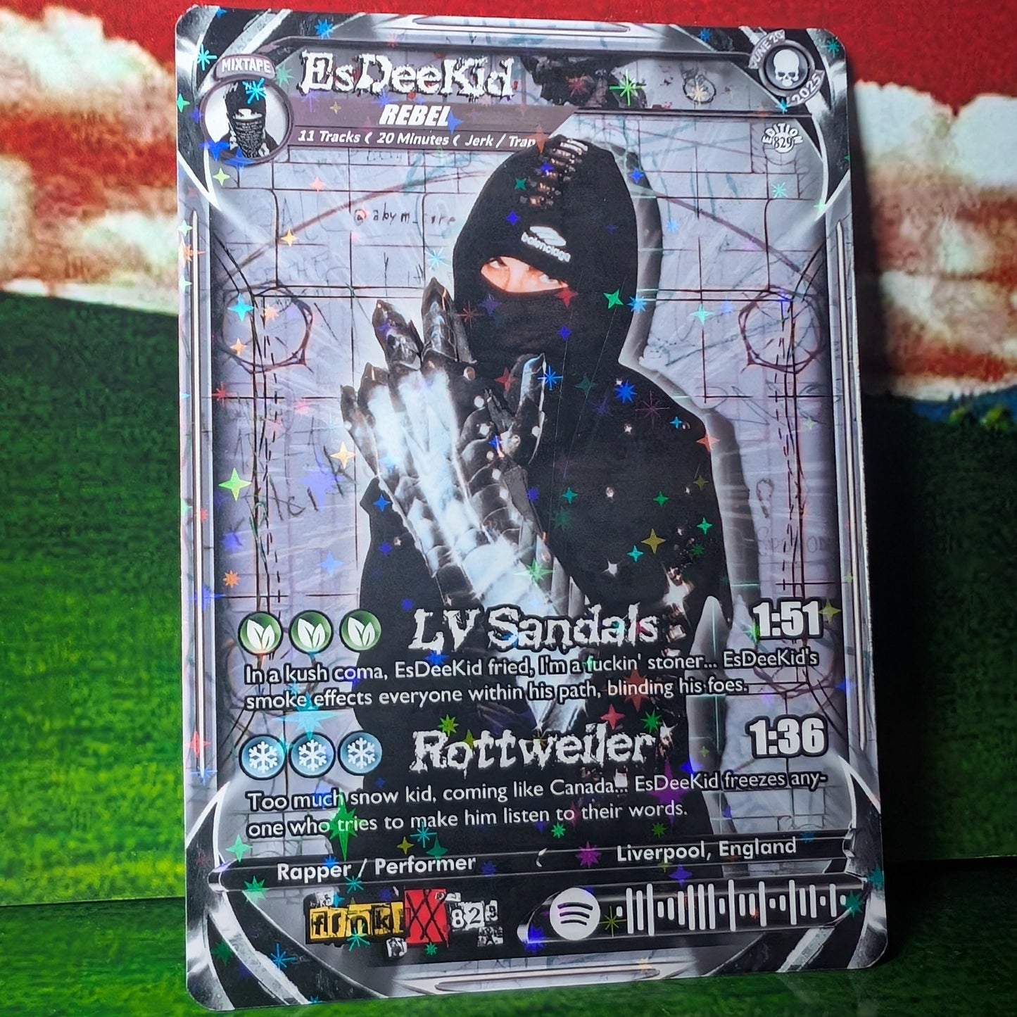 EsDeeKid Holographic Trading Card