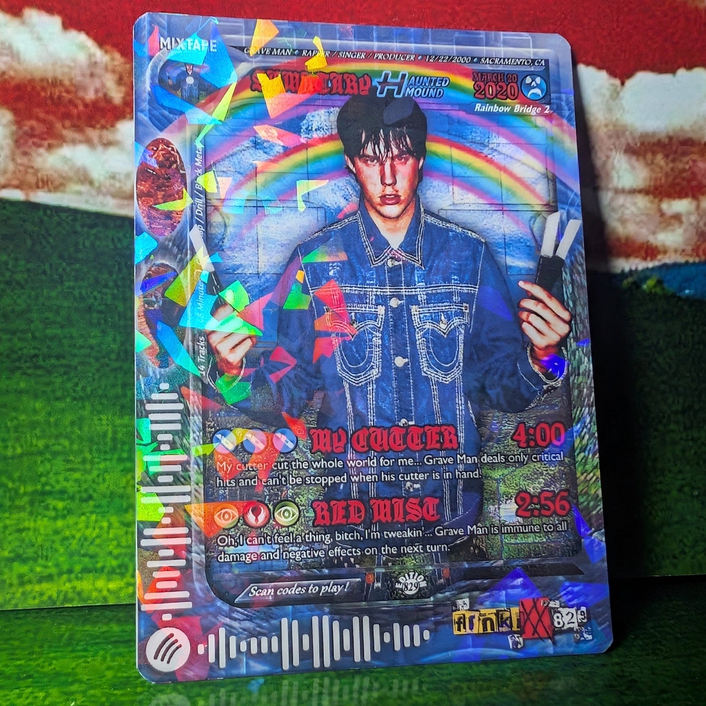 Sematary / Ghost Mountain / Haunted Mound Holographic Trading Card Sets
