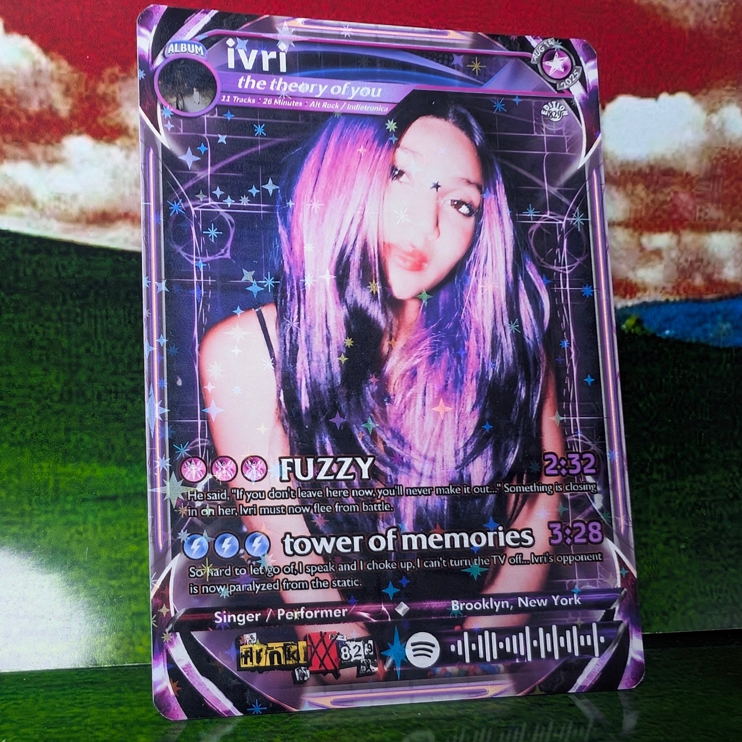 ivri Holographic Trading Card