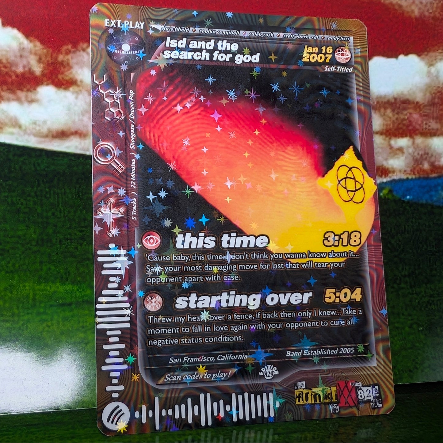 LSD and the Search for God Holographic Trading Card