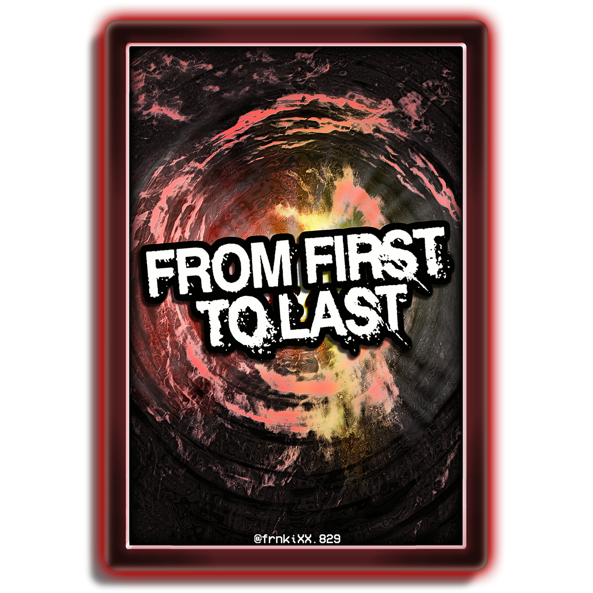 From First To Last (W.W.B.A.) Holographic Trading Card