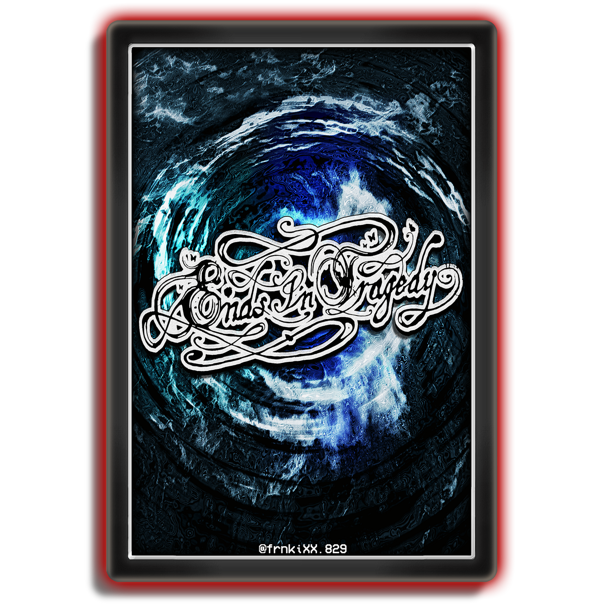 Ends In Tragedy Holographic Trading Card