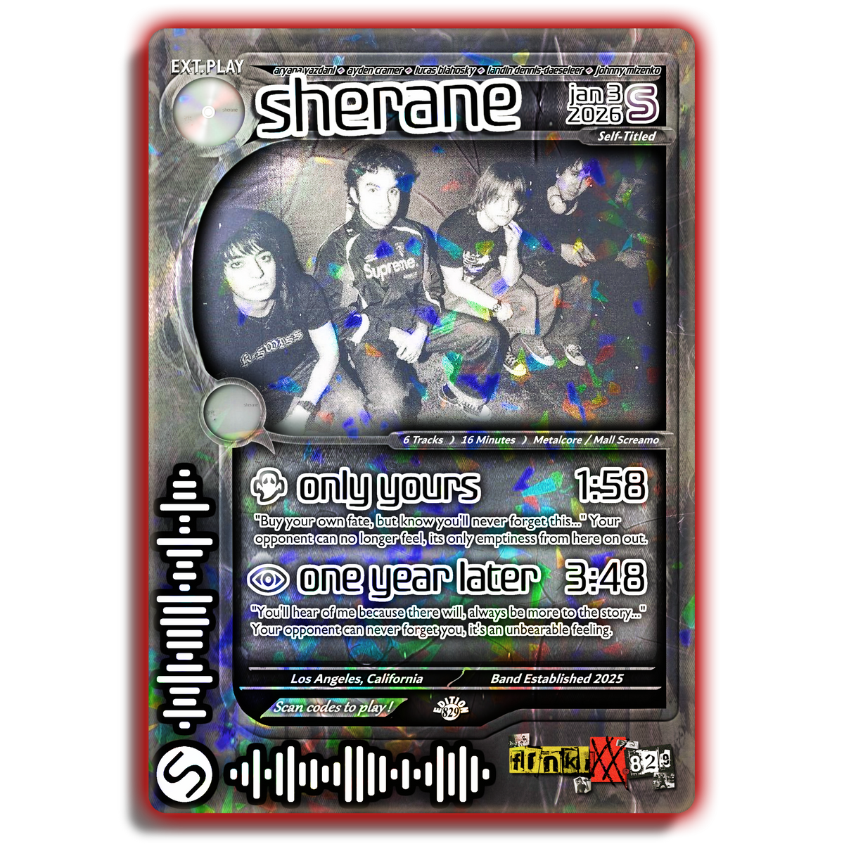 Sherane Holographic Trading Card