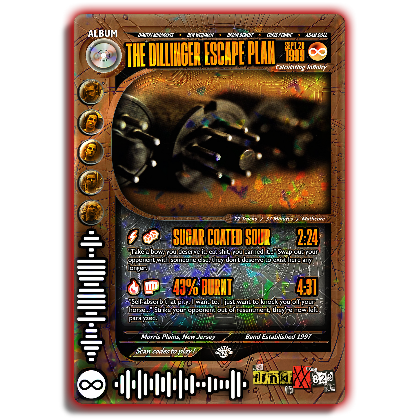 T.D.E.P. Holographic Trading Card