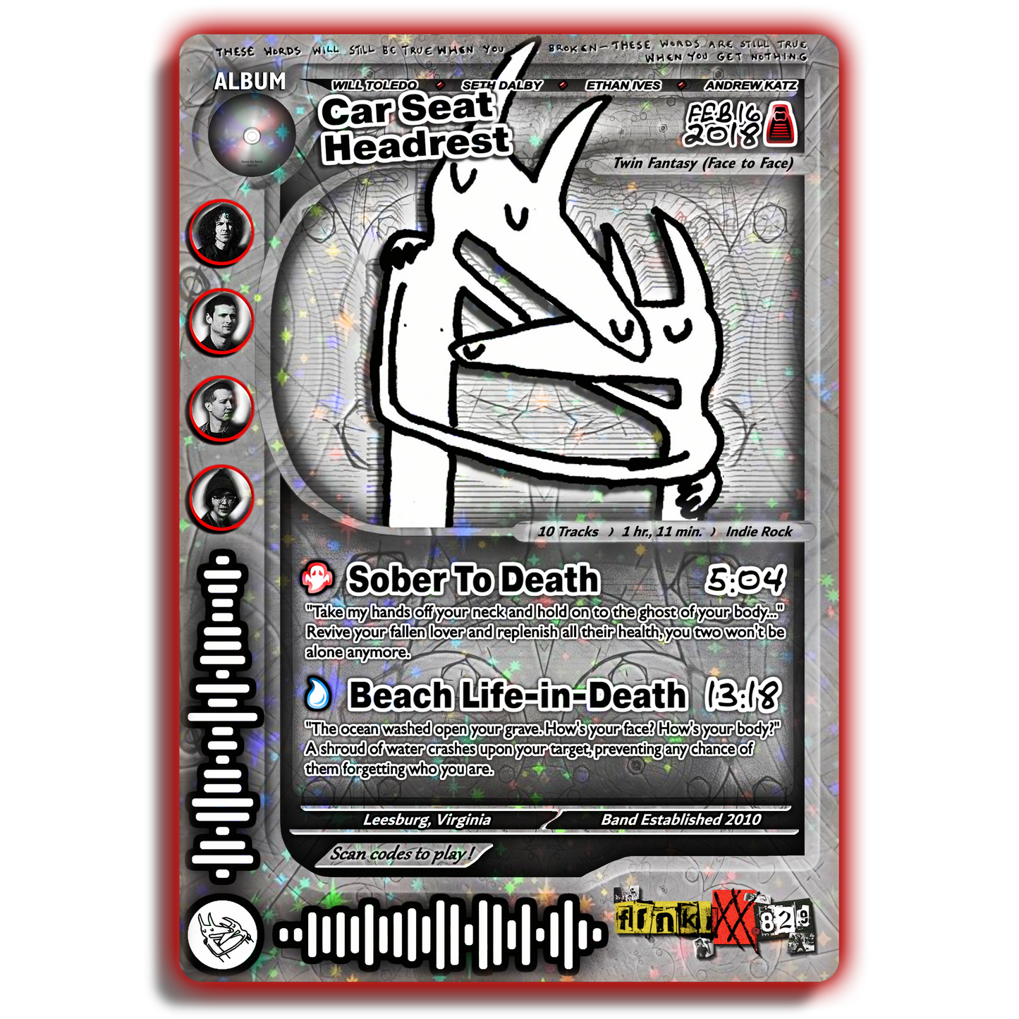 C.S.H. Holographic Trading Card