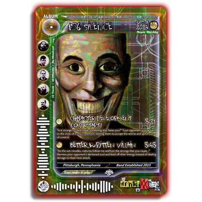 156/Silence Holographic Trading Card