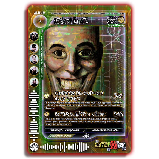 156/Silence Holographic Trading Card