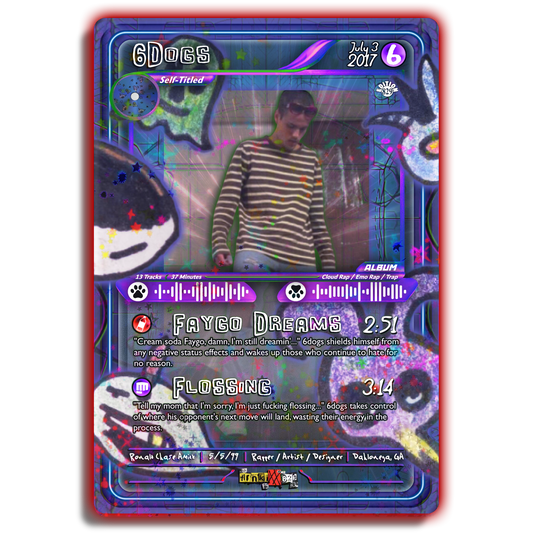 6dogs Holographic Trading Card