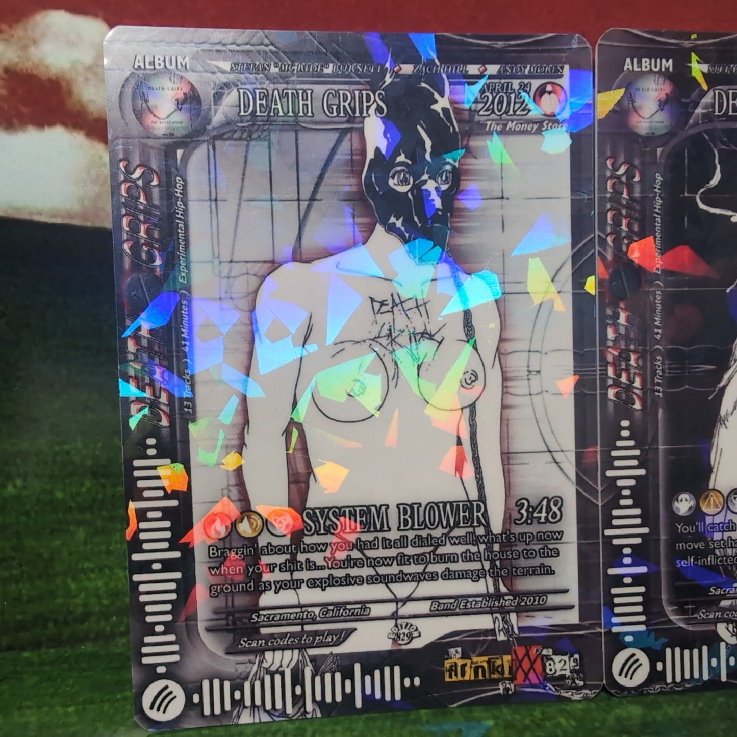 Death Grips Holographic Trading Card Set