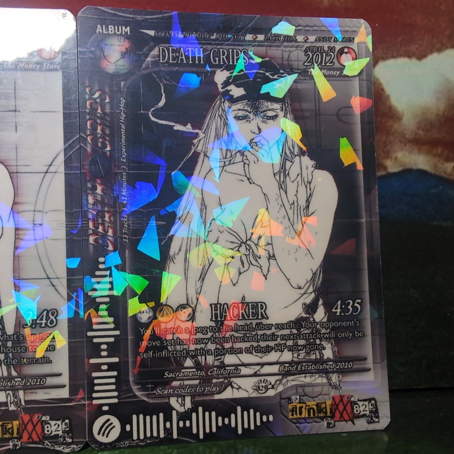 Death Grips Holographic Trading Card Set
