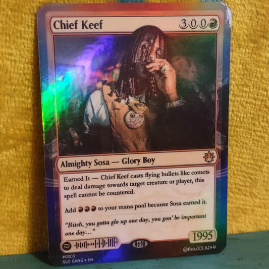 Chief Keef - 'Earned It' Holographic Trading Card