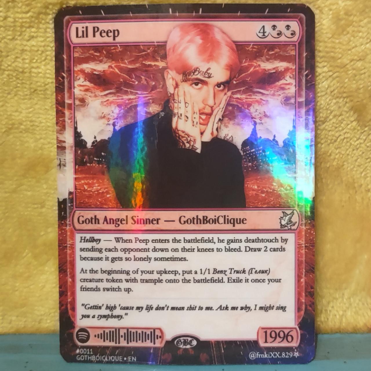 Lil Peep 'HELLBOY' Holographic Trading Card