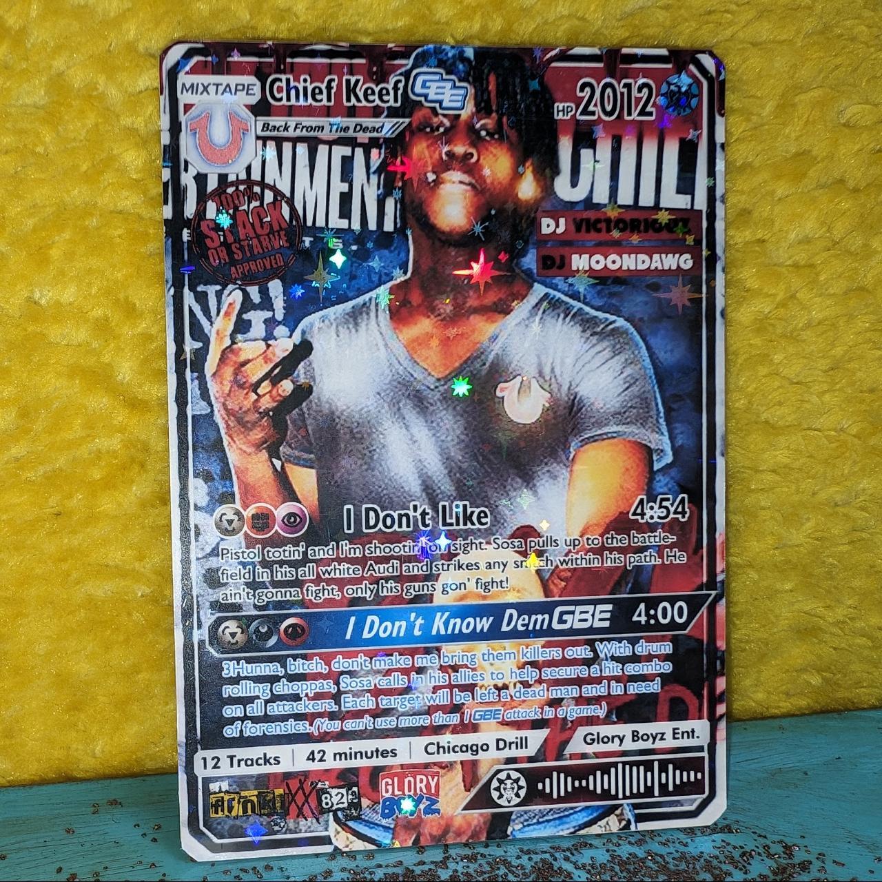 Chief Keef - 'Back From The Dead' Holographic Trading Card