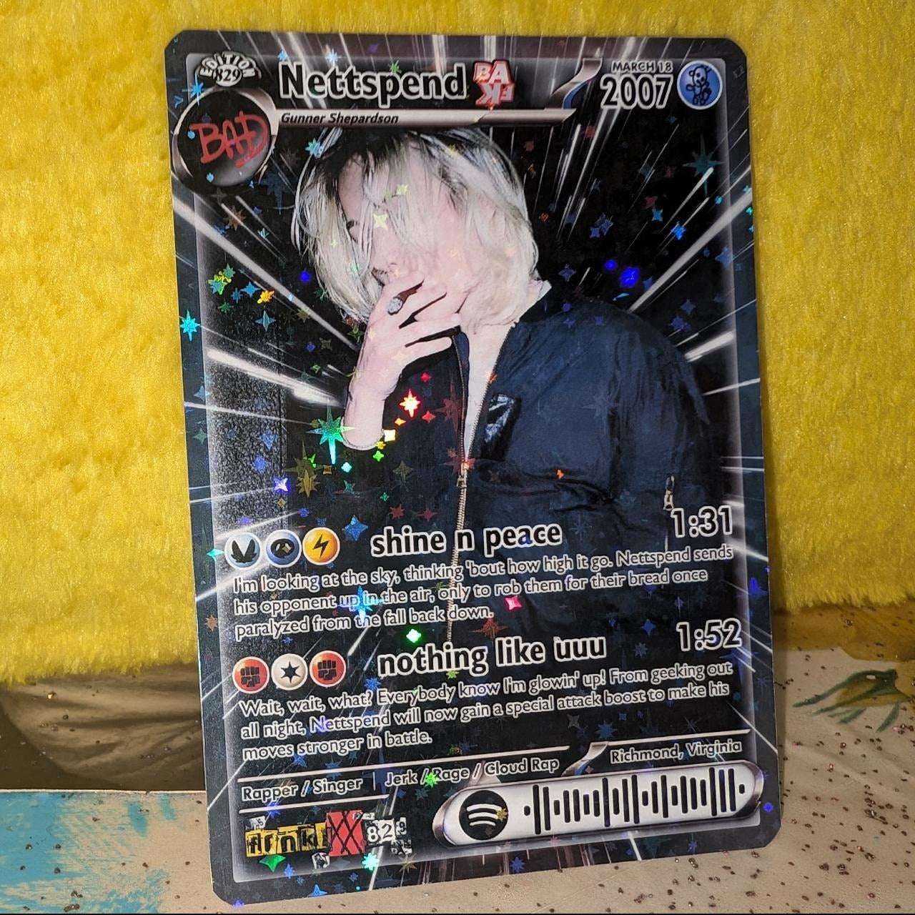 Nettspend Holographic Trading Card