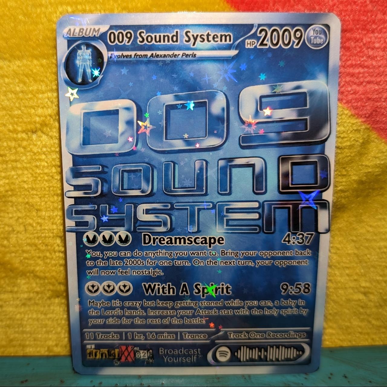 009 Sound System Holographic Trading Card