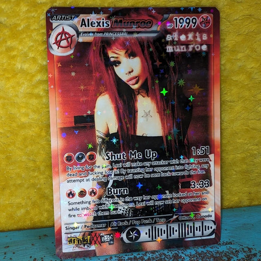 Alexis Munroe Holographic Trading Card