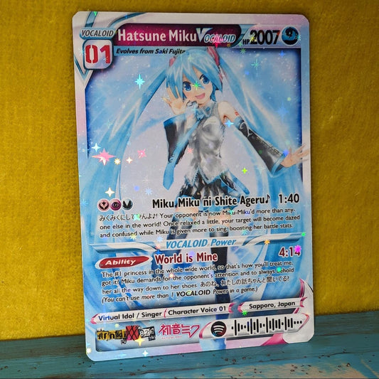 Miku Holographic Trading Card