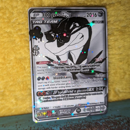 100 gecs Holographic Trading Card Set