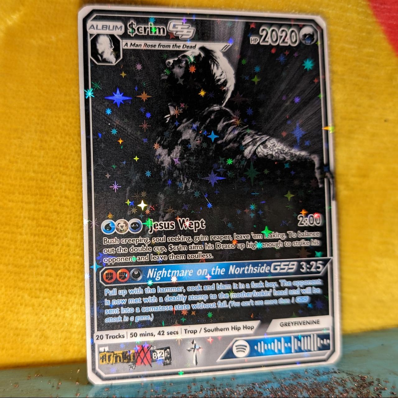 Scrim Holographic Trading Card Set