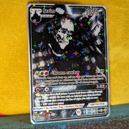 Scrim Holographic Trading Card Set