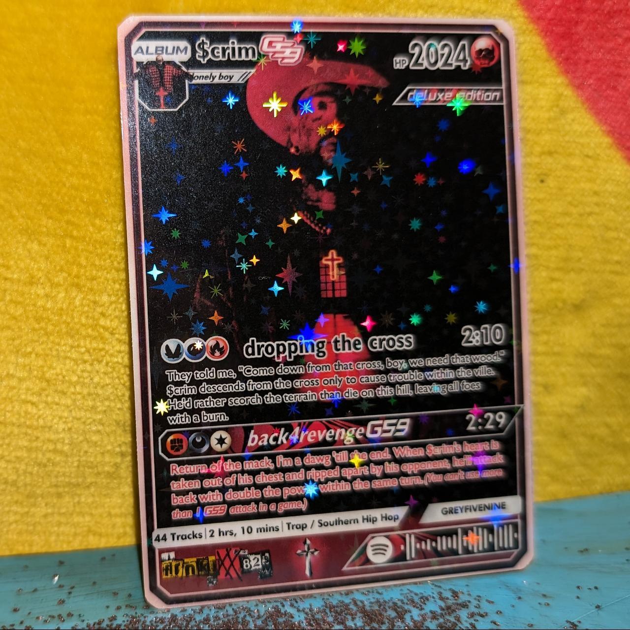 Scrim Holographic Trading Card Set