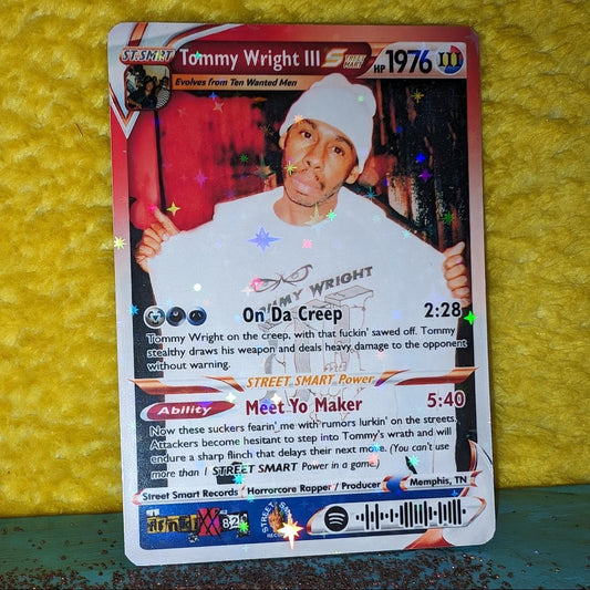 Tommy Wright III Holographic Trading Card