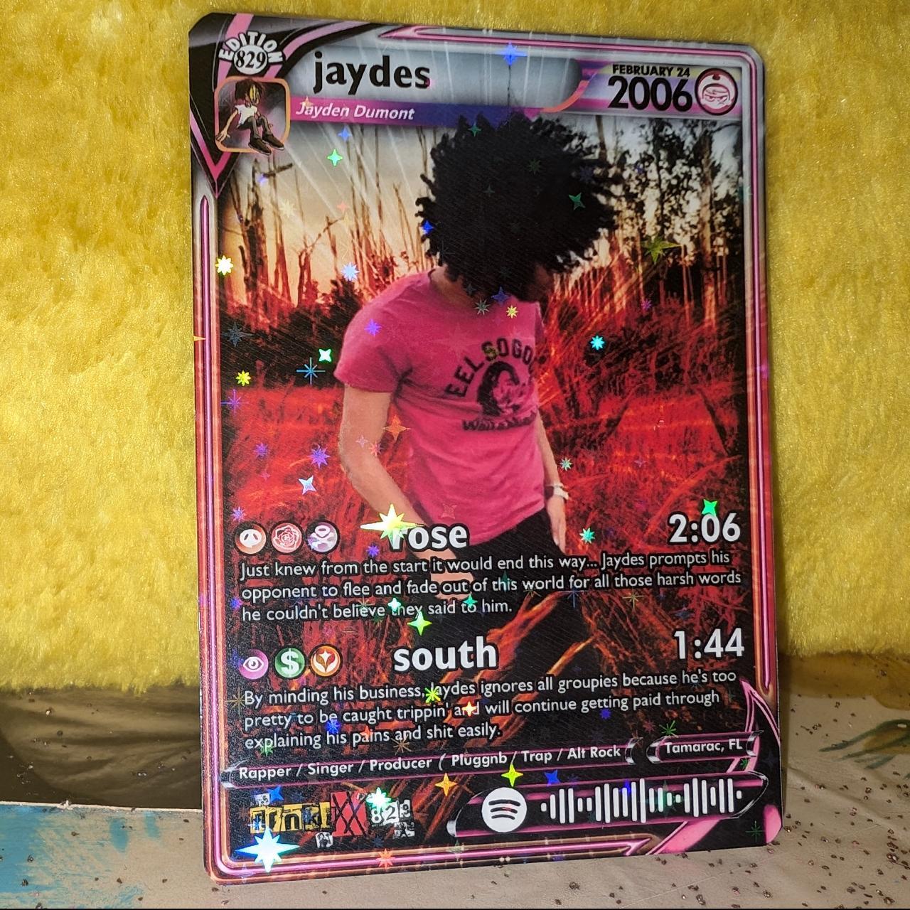 Jaydes Holographic Trading Card