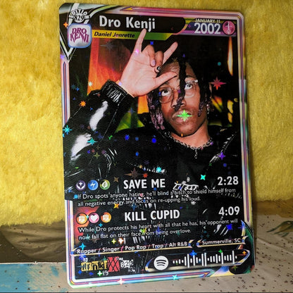 Dro Kenji Holographic Trading Card