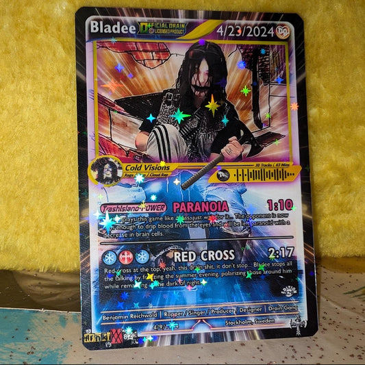 Bladee - 'Cold Visions' Holographic Trading Card