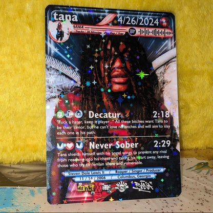 Tana / BabySantana - "BANA" Holographic Trading Card