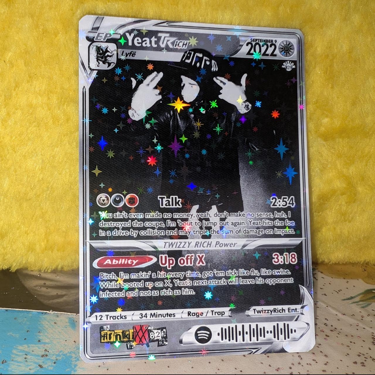 Yeat Holographic Trading Card Set