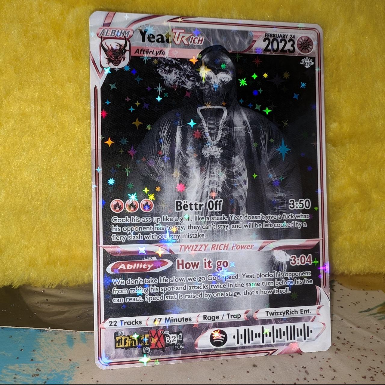 Yeat Holographic Trading Card Set