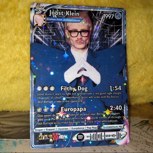 Joost Klein Holographic Trading Card