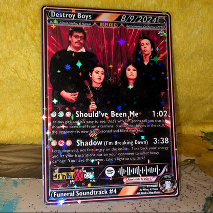 Destroy Boys Holographic Trading Card